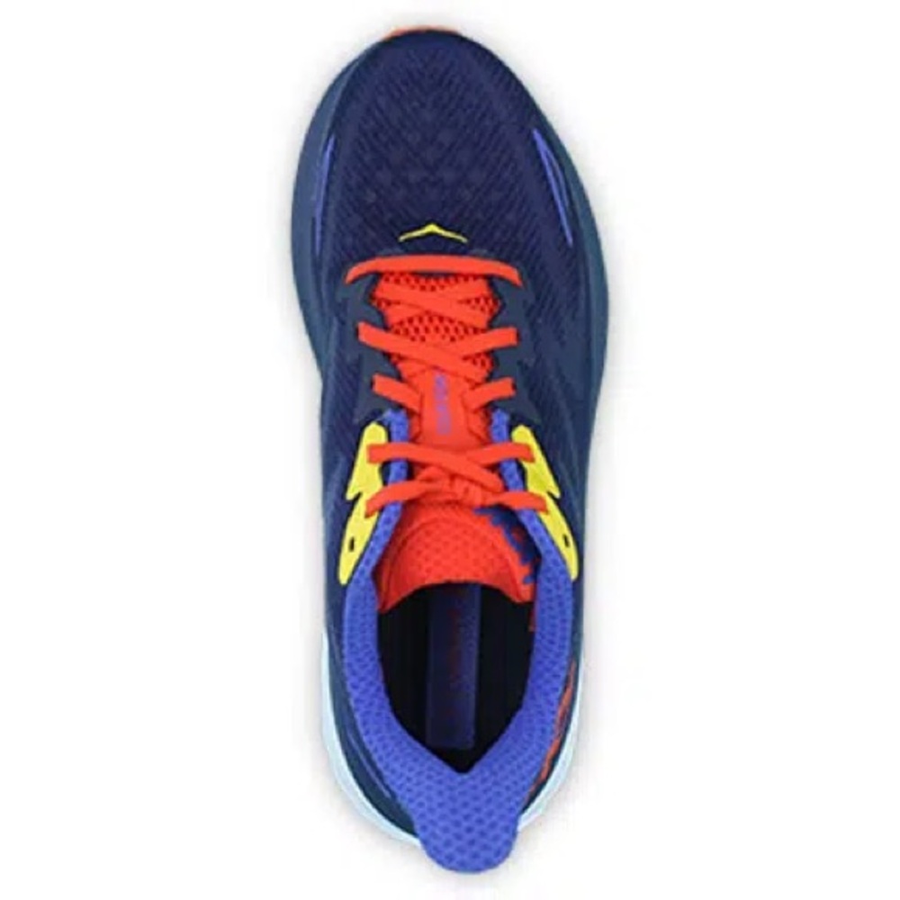 HOKA Mens Clifton 9 Bellwether Blue Dazzling Blue Running Shoe Size 15D - Picture 3 of 14